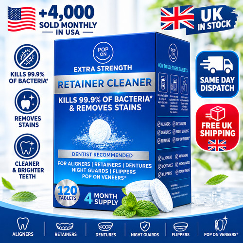 Retainer cleaner tablets for - retainer,
