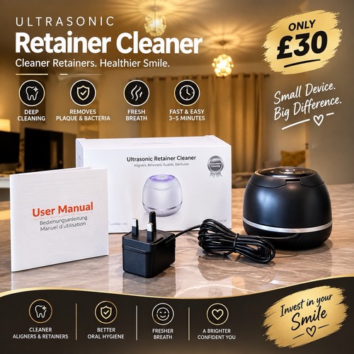 Ultrasonic retainer cleaner - ultrasonic,