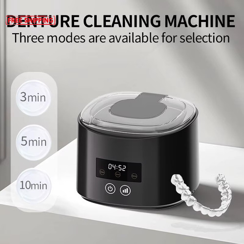 Ultrasonic retainer cleaner - ultrasonic, uv