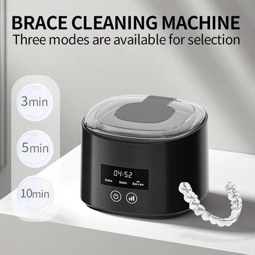 Ultrasonic retainer cleaner - retainer, uv
