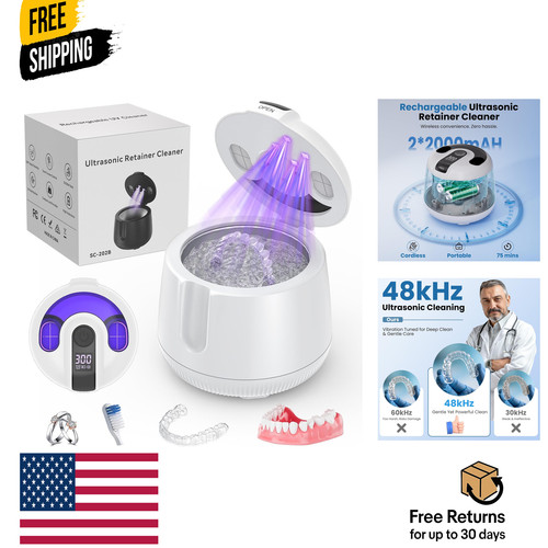 Ultrasonic retainer cleaner - ultrasonic,